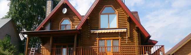 Загородный деревянный комплекс